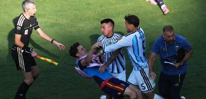 Fußball-WM-Finale gegen Spanien: Fifa ermittelt gegen Argentinien wegen Tätlichkeiten auf dem Platz