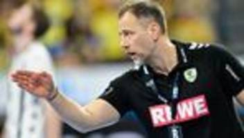 handball-bundesliga: machulla bleibt vorerst trainer und sportchef bei den löwen
