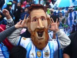 legende schwänzt empfang: lionel messi lässt argentiniens fans im regen stehen