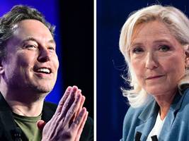 frankreichs präsidentschaftswahl: musk umarmt le pen – aber die windet sich