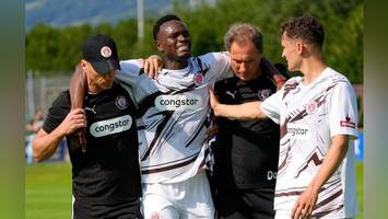Diagnose von St.-Pauli-Stürmer Ceesay da – eine gute und eine schlechte Nachricht
