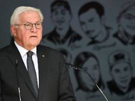 bewegende worte in münchen: steinmeier mahnt deutsche: begreifen wir es endlich