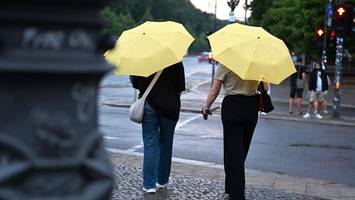 Schauer und Gewitter – dann scheint die Sonne wieder in Berlin und Brandenburg