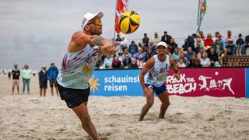 st. peter-ording: deutschlands beachvolleyball-elite spielt am nordseestrand