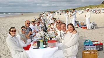 weiß, wind und wellenrauschen: kampen auf sylt feiert sein white dinner