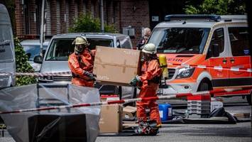Gefahrgut-Einsatz in Hammerbrook: Mann nach Kontakt mit Salzsäure im Krankenhaus
