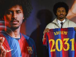 adeyemi beim fc barcelona: für den wm-kader zu schwach, für barcelona gut genug