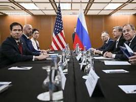 Moskau macht der EU Vorwürfe: Ukraine-Treffen von Rubio und Lawrow dauert nur 35 Minuten