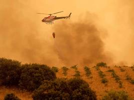 waldbrände: minister: feuer bei madrid nicht mehr zu löschen