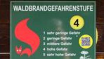 Trockenheit: Hohe Waldbrandgefahr in Teilen Thüringens