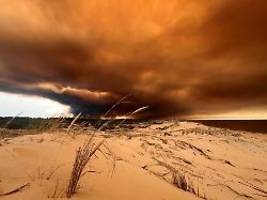 Beispielloses Ausmaß: Rauchwolken der Brände in Madrid und Bordeaux verbinden sich