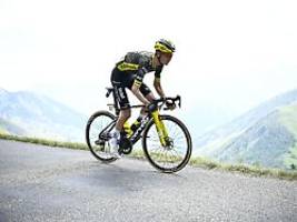 Schreckmoment bei Tour de France: Zaun rettet Profi vor dem Abgrund