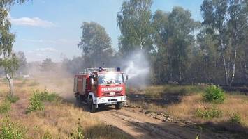 Waldbrand in Jüterbog – sieben Hektar auf altem Militärgelände in Flammen