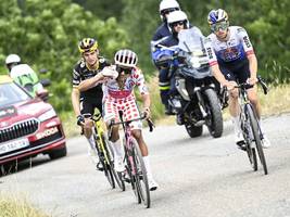 Tour de France: Das Fangnetz verhindert ein Drama