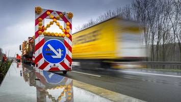 Zweieinhalb Wochen Baustelle: Die B5 wird jetzt einspurig