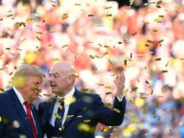 Was läuft mit Donald Trump?: US-Abgeordneter setzt FIFA-Boss Gianni Infantino unter Druck
