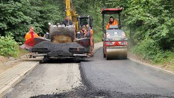 Arbeiten am Heidbergring – Endspurt auf beliebter Ausweichstrecke