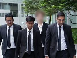 Franzose zeigt sich reumütig: Gericht in Singapur verurteilt Teenager wegen Trinkhalm-Streichs