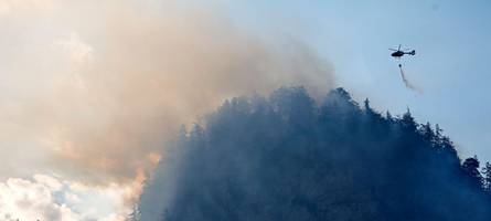 Landkreis in Bayern ruft wegen Waldbrand Katastrophenfall aus