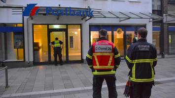 Feueralarm bei der Postbank: War es ein Einbrecher?